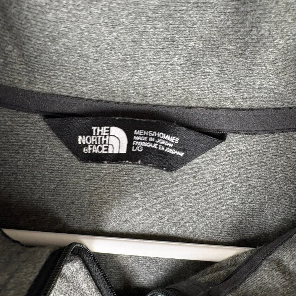 North Face Pullover Mens Large Gray College of Charleston 1/4 Zip Active Fleece